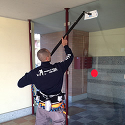 indoor window cleaning system