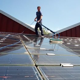 Vip clean: innovative solar panels cleaning machines