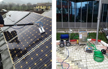 Pulizia impianti fotovoltaici | lavaggio fotovoltaico | lavaggio di pannelli solari