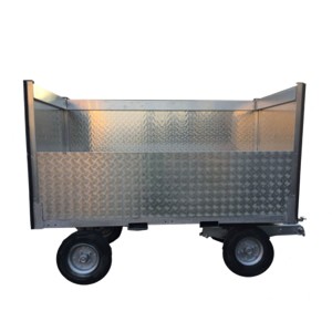 Trailer with panels